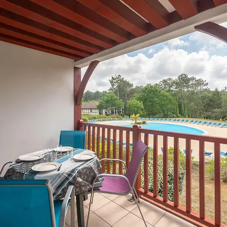 Avec Balcon Et Piscine - Golf De - 4 Pers - Fr-1-319-616 Апартаменты Бискаррос