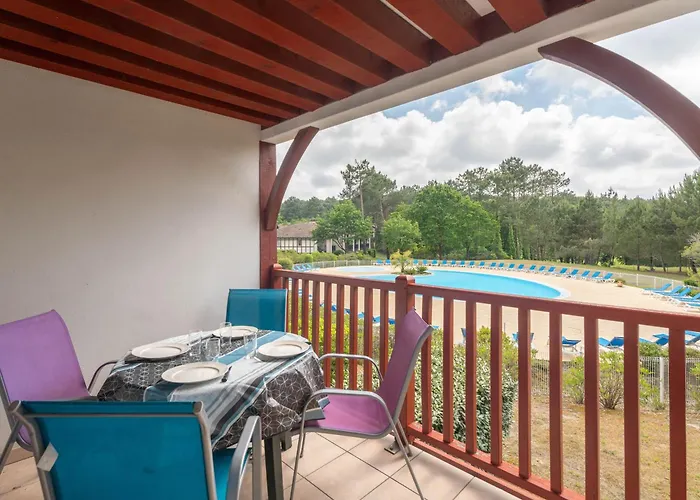 Avec Balcon Et Piscine - Golf De - 4 Pers - Fr-1-319-616 Appartement Biscarrosse